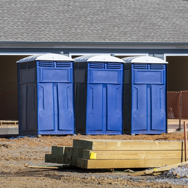 how often are the portable restrooms cleaned and serviced during a rental period in Oroville East CA